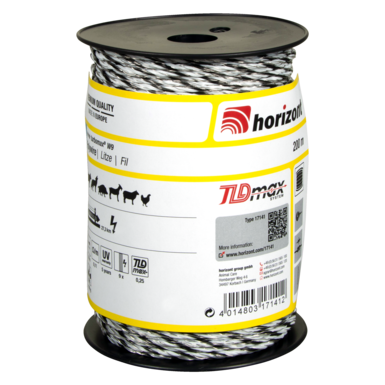 horizont Plecionka do ogrodzenia pastwisk turbomax® W9 | 200 m | 9 żył Ø 0,25 mm